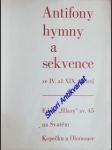 Antifony hymny a sekvence ze iv. až xix. století - náhled
