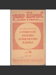 O podstatě českého literárního baroku - náhled
