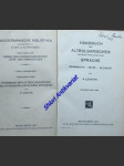 Handbuch der Altbulgarischen Sprache ( Grammatik - Texte - Glossar ) - LESKIEN August - náhled