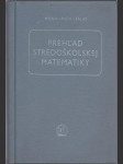 Prehľad stredoškolskej matematiky (malý formát) - náhled