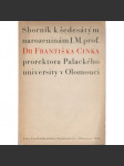 Sborník k šedesátým narozeninám J.M.prof. Dr Františka Cinka (brož.) - náhled