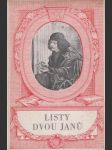 Listy dvou Janů: Jan Žižka a Jan Hus - náhled