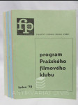 Program Pražského filmového klubu rok 1978, všech 12 čísel - náhled