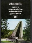 Zborník Múzea Slovenského národného povstania 10. - náhled
