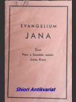 Evangelium podle sepsání svatého jana - náhled