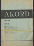 Akord roč. 1939-40 - náhled