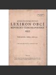 Administrativní lexikon obcí republiky Československé. Podle správního rozdělení 1. ledna 1955 (Československo, statistika, obce, města, vesnice) - náhled