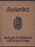 Ročenka čs. knihtiskařů na rok 1914 - náhled