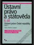 Ústavní právo a státověda II. Ústavní právo České republiky 1 - náhled