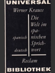 Die Welt im spanischen Sprichwort - náhled