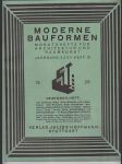 Moderne bauformen - monatshefte für architektur und raumkunst - xxvii. jahrgang - heft 12 - dezember 1928 - náhled