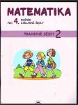 Matematika pro 4. ročník základní  školy - pracovní  sešit 2 - náhled