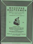 Moderne bauformen - monatshefte für architektur und raumkunst - xxviii. jahrgang - heft 8 - august 1929 - náhled