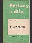 Josef  čapek  / edice postavy a dílo svazek č.14 / - náhled