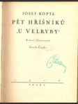 Pět  hříšníků  u  velryby - náhled
