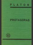 Platons dialog protagoras - náhled