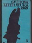 Sborník světová literatura č. 3  -ročník čtrnáctý / 1969 - náhled