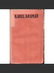 Karel Kramář, k padesátým narozeninám jeho s úvodním slovem Václava Škardy (politika, biografie, Rakousko Uhersko) - náhled