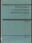 Mechanizace a automatizace obráběcích strojů - náhled