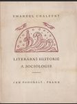 Literární historie a sociologie - náhled