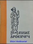 Ruské apokryfy - náhled