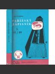 Pařížský zápisník I. 81/98 - náhled