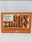 Leták - český film Dny zrady - náhled