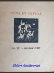 Nova et vetera - číslo xxvii. - kolektiv autorů - náhled