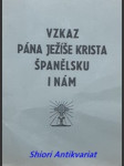 Vzkaz pána ježíše krista španělsku - i nám - náhled