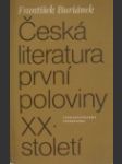 Česká  literatura  první  poloviny  xx. století - náhled