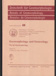 Geomorphology and Geoecology - náhled