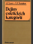Dejiny estetických kategorií - náhled