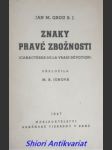Znaky pravé zbožnosti - grou jan m. s.j. - náhled