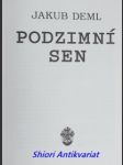 Podzimní sen - deml jakub - náhled