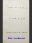 Essaye - durych jaroslav - náhled