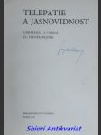 Telepatie a jasnovidnost - rejdák zdeněk - náhled