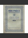 Rok práce. Výroční zpráva Českého srdce vídeňského čsl. sociální péče v Rakousku 1922 - náhled
