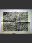 Sedlčany - mapa 4153 vojenský zeměpisný ústav v praze - náhled