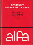 Technický prekladový slovník anglicko-slovenský K-Z - náhled
