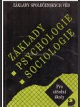 Základy psychologie, sociologie - náhled