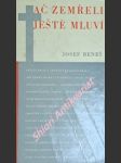 AČ ZEMŘELI JEŠTĚ MLUVÍ - Medailony českých katolických vlasteneckých kněží - BENEŠ Josef - náhled