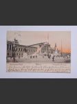 WIEN I. - Reichsraths - Palast und Parlaments - Brunnen , DA - náhled