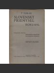 Slovenský priemysel roku 1932 (Slovenský průmysl, Slovensko) - náhled