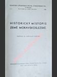 Historický místopis země moravskoslezské - hosák ladislav - náhled