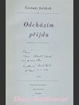 Odcházím příjdu - román a pravda - jeřábek čestmír - náhled