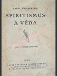Spiritismus a věda - weinfurter karel - náhled