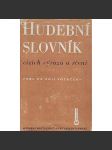 Hudební slovník cizích výrazů a rčení (hudba, slovník) - náhled