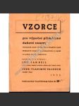 Vzorce pro výpočet přiměřené daňové reservy (účetnictví, daně, první republika) - náhled