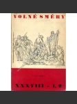 Volné směry, ročník XXXVIII.1942 (časopis, malířství, sochařství, mj. Josef Navrátil, Bohumil Kafka, Jan Trampota, Karel Dvořák, Max Švabinský, Rembrandt) - náhled