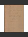 Bibliografie české literární vědy 1945-1955 - náhled